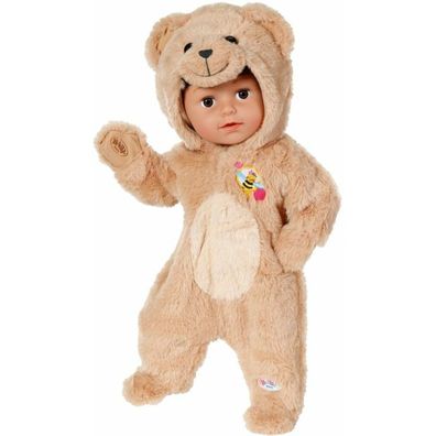 ZAPF Creation BABY born Bär Kuschelanzug 43cm, Puppenzubehör