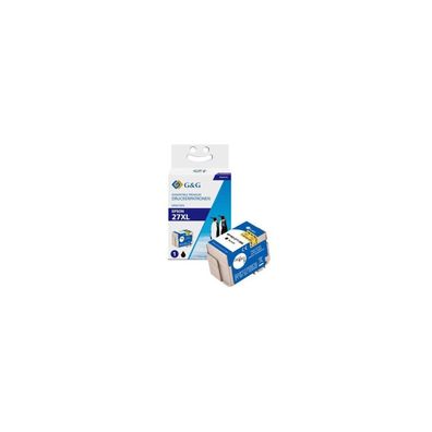 G&G Tinte kompatibel mit Epson 27XL/T2711/C13T27114012 BK