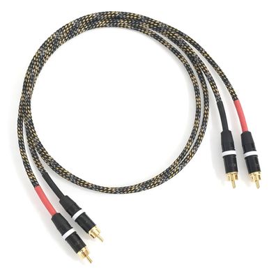 Viablue EPC-4 - HighEnd Cinchkabel - 1 Paar - Orange