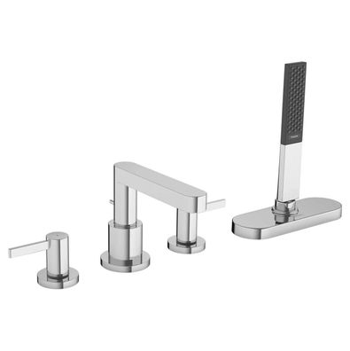 hansgrohe Finoris 4-Loch Wannenrandarmatur mit sBox, Chrom