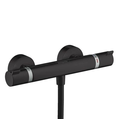 hansgrohe Ecostat Comfort Brausethermostat Aufputz, Mattschwarz