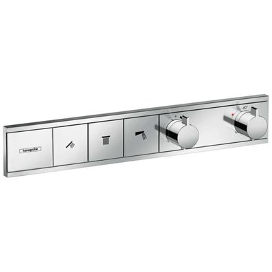 hansgrohe RainSelect Thermostat Unterputz für 3 Verbraucher, Chrom