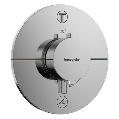 hansgrohe ShowerSelect Comfort S Thermostat Unterputz für 2 Verbraucher, Chrom