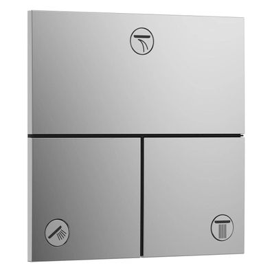 hansgrohe ShowerSelect Comfort E Ventil Unterputz für 3 Verbraucher, Chrom