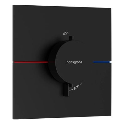 hansgrohe ShowerSelect Comfort E Thermostat Unterputz, Mattschwarz