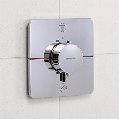 hansgrohe ShowerSelect Comfort Q Thermostat Unterputz für 2 Verbraucher mit integrier