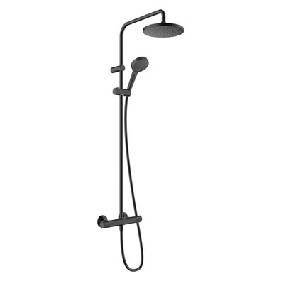 hansgrohe Vernis Blend Showerpipe 200 1jet EcoSmart avec thermostat, noir mat