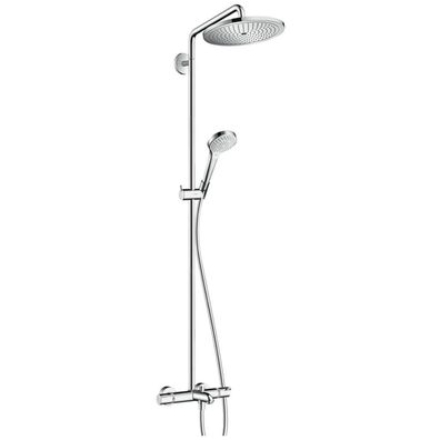 hansgrohe Croma Select S Showerpipe 280 1jet mit Wannenthermostat, Chrom