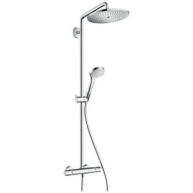 hansgrohe Croma Select S Showerpipe 280 1jet EcoSmart mit Thermostat, Chrom