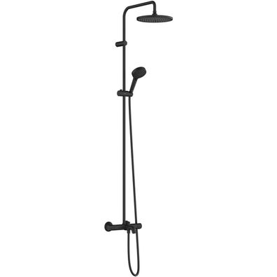 hansgrohe Vernis Blend Showerpipe 240 1jet mit Wannenthermostat, Mattschwarz