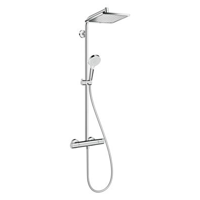 hansgrohe Crometta E Showerpipe 240 1jet mit Thermostat, Chrom