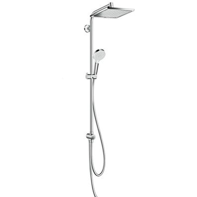 hansgrohe Crometta E Showerpipe 240 1jet EcoSmart Reno, chrome