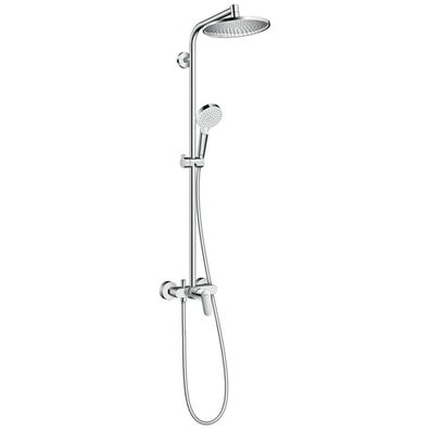 hansgrohe Crometta S Showerpipe 240 1jet mit Einhebelmischer, Chrom