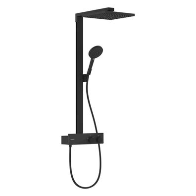 hansgrohe Raindance E Showerpipe 300 1jet mit ShowerTablet 350, Mattschwarz