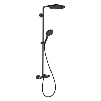 hansgrohe Raindance S Showerpipe 240 1jet PowderRain EcoSmart mit Thermostat, Mattsch