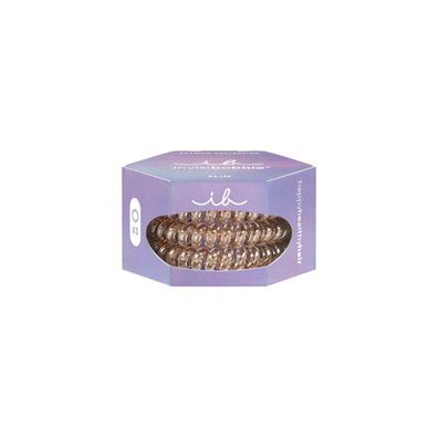 Haargummi Slim Premium Bronze me Pretty 3 Stück