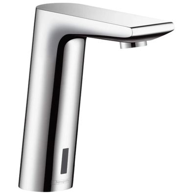 hansgrohe Metris S Elektronik-Waschtischmischer mit Temperaturvoreinstellung Netzansc
