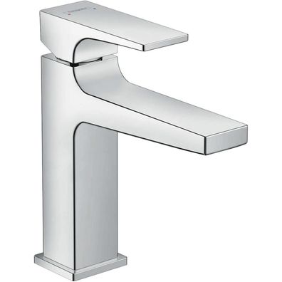 hansgrohe Metropol Einhebel-Waschtischmischer 110 mit Hebelgriff und Push-Open Ablauf