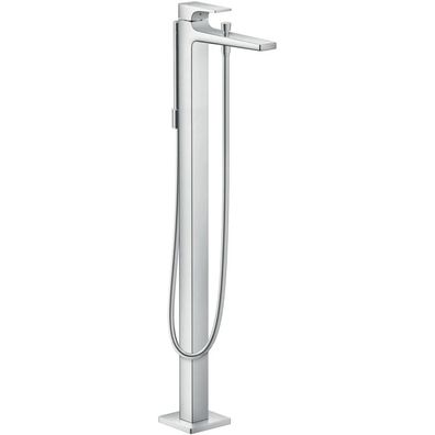 hansgrohe Metropol Einhebel-Wannenmischer bodenstehend mit Hebelgriff, Chrom