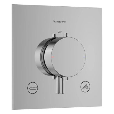hansgrohe Ecostat Comfort E thermostatique encastré pour 2 consommateurs avec combina