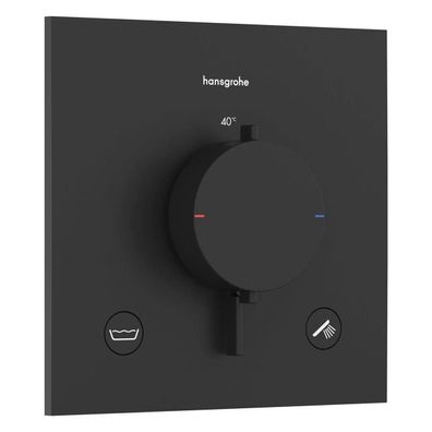 hansgrohe Ecostat Comfort E Thermostat encastré pour 2 utilisateurs avec dispositif d