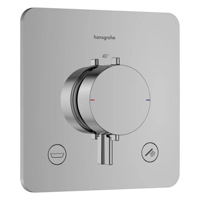 hansgrohe Ecostat Comfort Q thermostat encastrable pour 2 consommateurs avec disposit