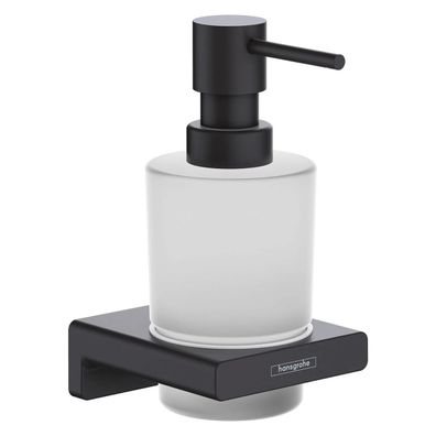 hansgrohe AddStoris Q Distributeur de savon, noir mat