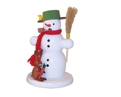 Räuchermann Schneemann mit Kochtopf BxHxt 10,5x15x10,5cm NEU Räuchermann