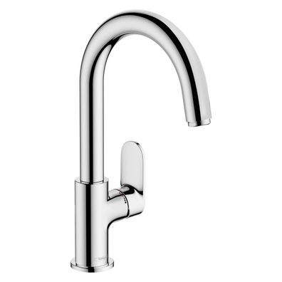 hansgrohe Vernis Blend Einhebel-Waschtischmischer mit Schwenkauslauf und Zugstangen-A