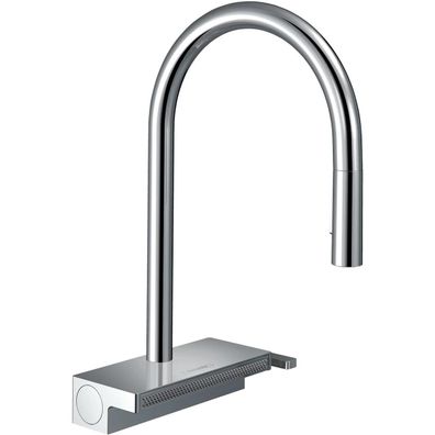 hansgrohe Aquno Select M81 Einhebel-Küchenmischer 170, Ausziehbrause, 3jet, Chrom