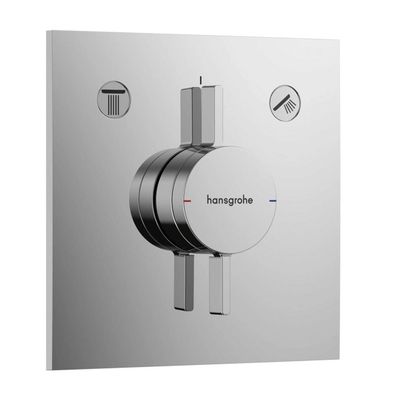hansgrohe DuoTurn E Mischer Unterputz für 2 Verbraucher, Chrom