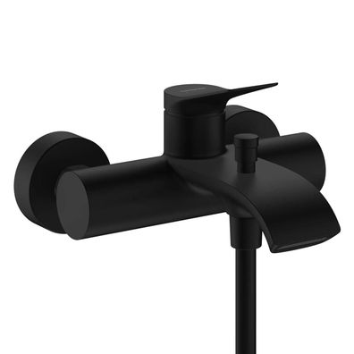 hansgrohe Vivenis Einhebel-Wannenmischer Original Aufputz, Mattschwarz