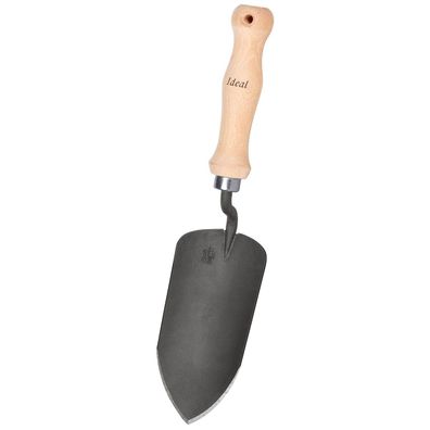 IDEAL-Blumenkelle mit 15,5 cm Buchenstiel - Hochwertiger Vergütungsstahl