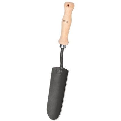 IDEAL-Handschaufel schmal mit 15,5 cm Buchenstiel - Hochwertiger Vergütungsstahl