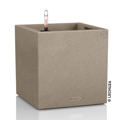 LECHUZA® Pflanzgefäße CANTO Stone 40 kow Sandbeige All-in-One