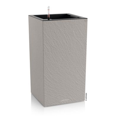 LECHUZA® Pflanzgefäße CANTO Slatestone 30 high Lichtgrau All-in-One