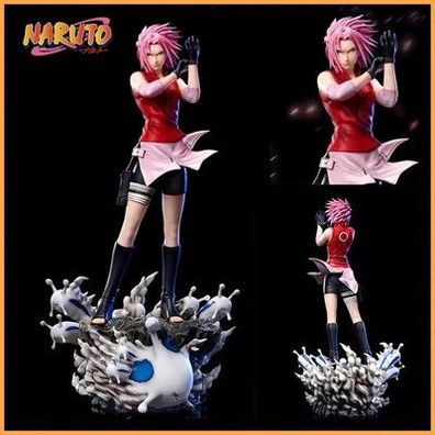 35 cm/13,78 in Anime NARUTO Figur Haruno Sakura Action-figuren Pvc Statue Deskto