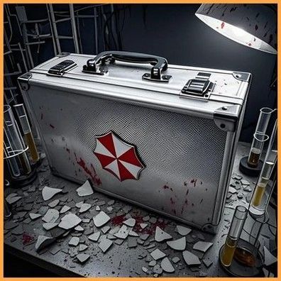 Resident Evil Umbrella Company Biochemie Koffer Cosplay Villainous Item Prop
