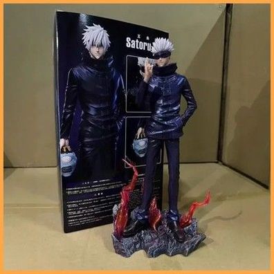 Jujutsu Kaisen Anime Figuren Satoru Gojo Figur 2 Köpfe 2 Arme Action Figur