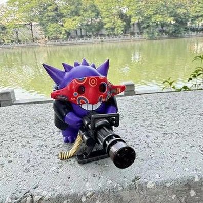 Pokemon Gatling Gun Psyduck Charmander Gengar Stehende Figur Sammlun
