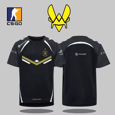 Team Vitality 2025 Trikot CS2 Esports Unisex Streetwear Oversize T-Shirt VIT Fan
