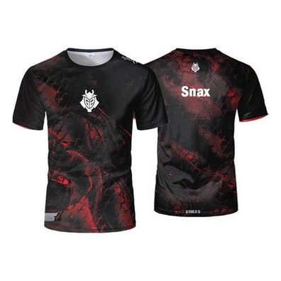 CS2 Esports Team G2 Neue Uniform Jersey CS GO Spiel Trainingsanzug T-Shirt