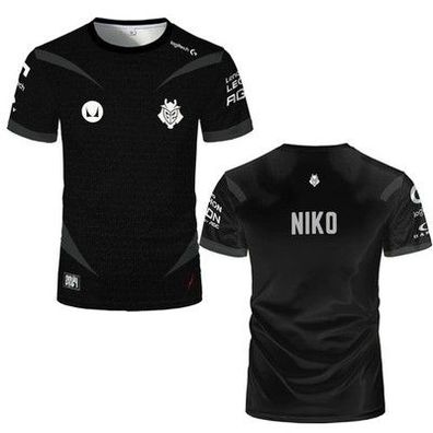 CSGO Major G2 Esports Club Support Jersey CS2 Game Training Match Uniform H