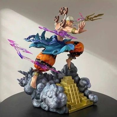 One Piece Figur Enel Thunder God Anime Actionfigur Modell Sammlung 28cm