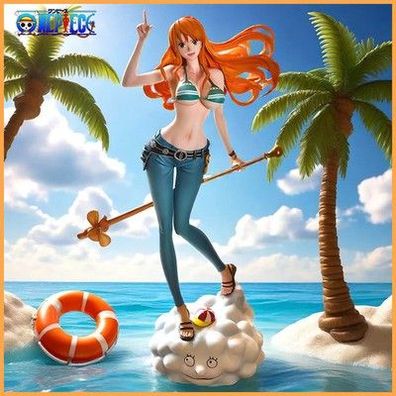 One Piece Nami Figur Anime Modell PVC Statue Sammlung Desktop Dekoration