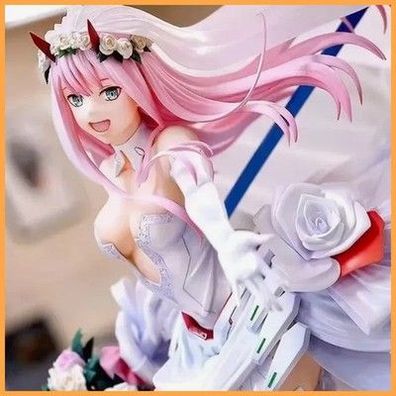 Darling In The Franxx Zero Two Hochzeitskleid-Version Anime Figur