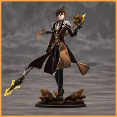 Genshin Impact Zhongli Figur Anime Modell PVC Statue Sammlung Dekoration