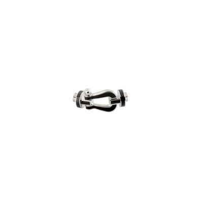 Fred – 0B0045 – FORCE 10 Schnalle AUS Weissgold UND LACK, Grosses MODELL