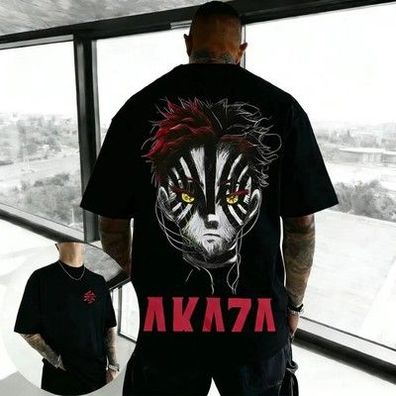 Demon Slayer Akaza Anime-Print für Männer und Frauen L
