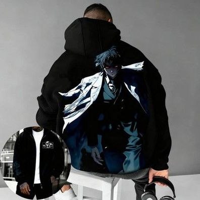 Demon Slayer Anime Bedruckter Reißverschluss-Hoodie 2026 Herren und Damen Frühli